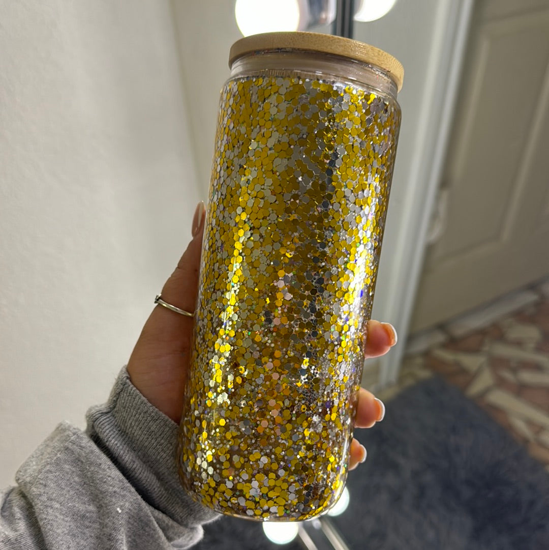 glitter snowglobe