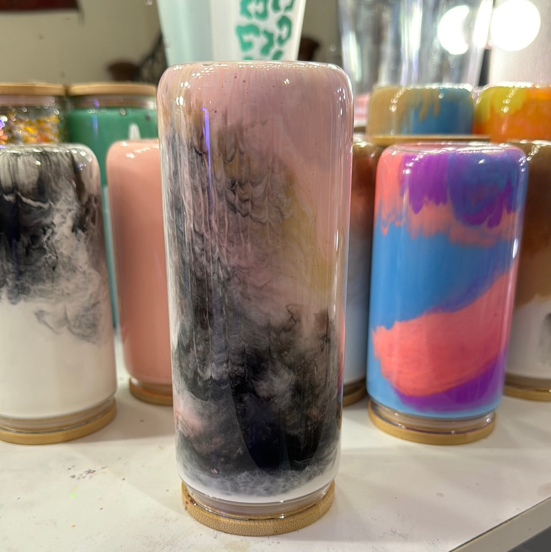 marble anime snowglobe