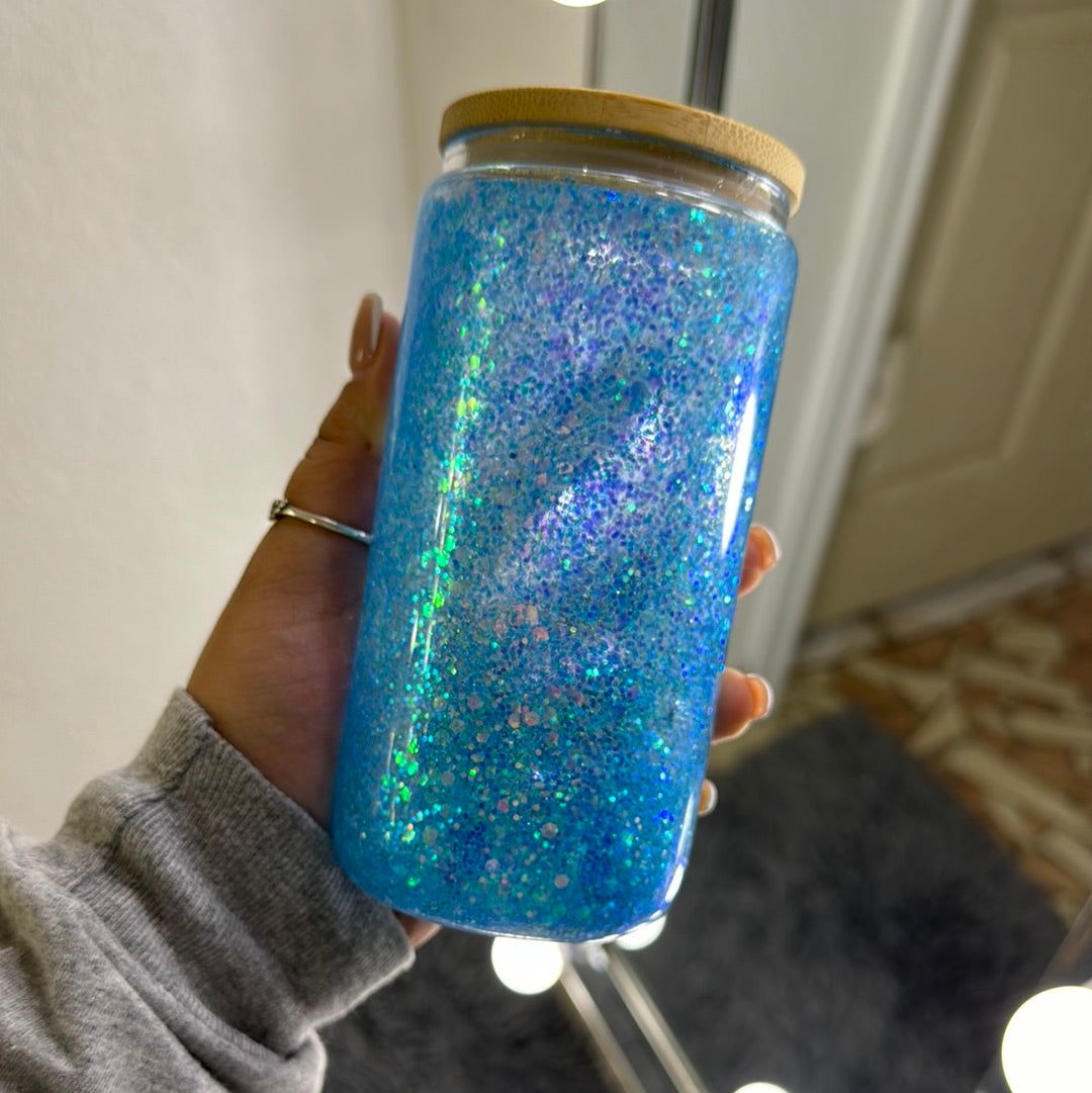glitter snowglobe