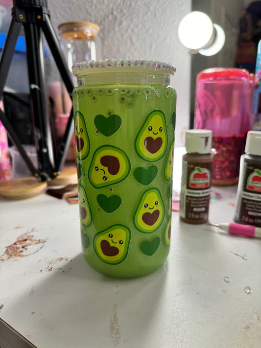 avocado snowglobe