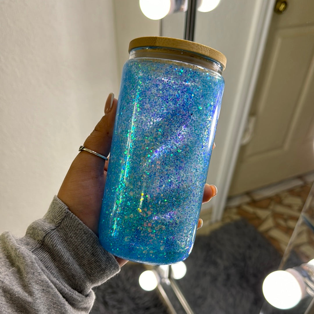 glitter snowglobe