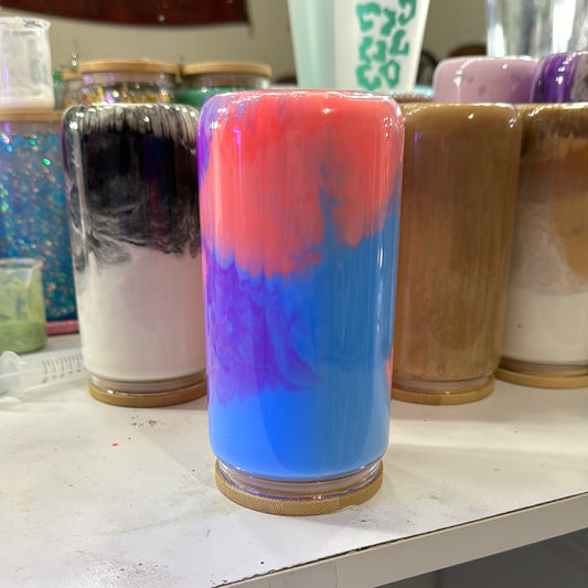 cotton candy snowglobe