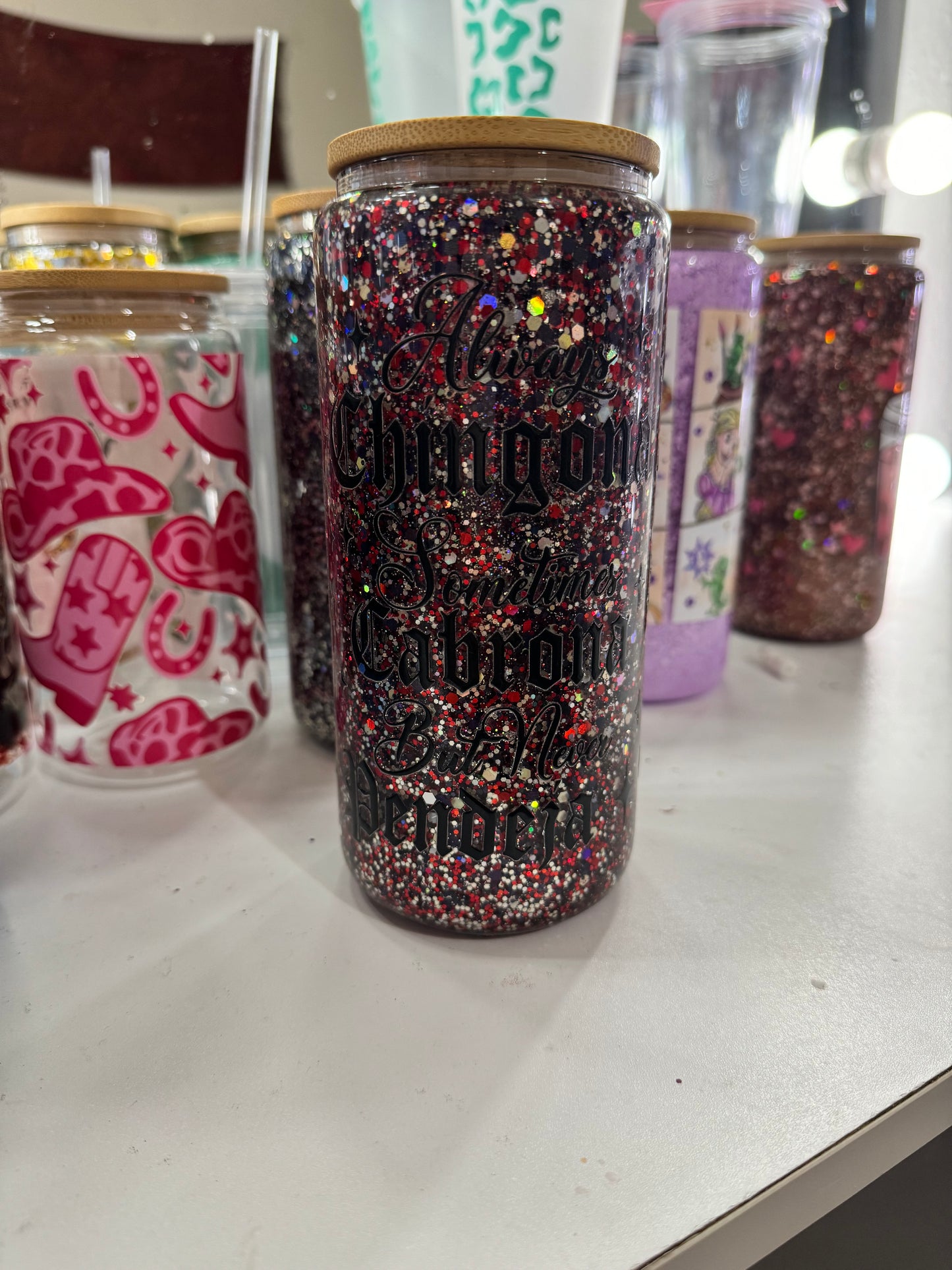 always chingona snowglobe