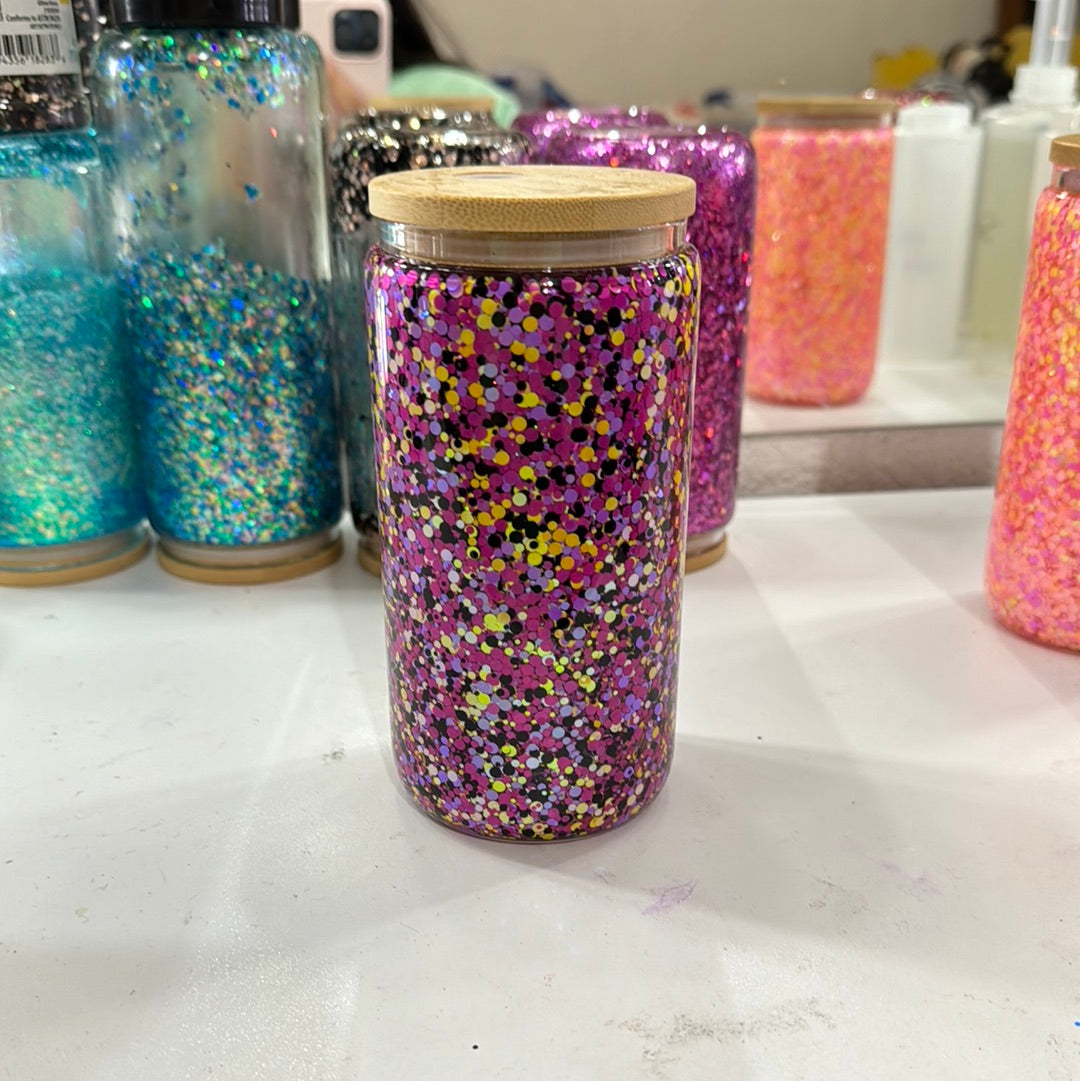 glitter snowglobe