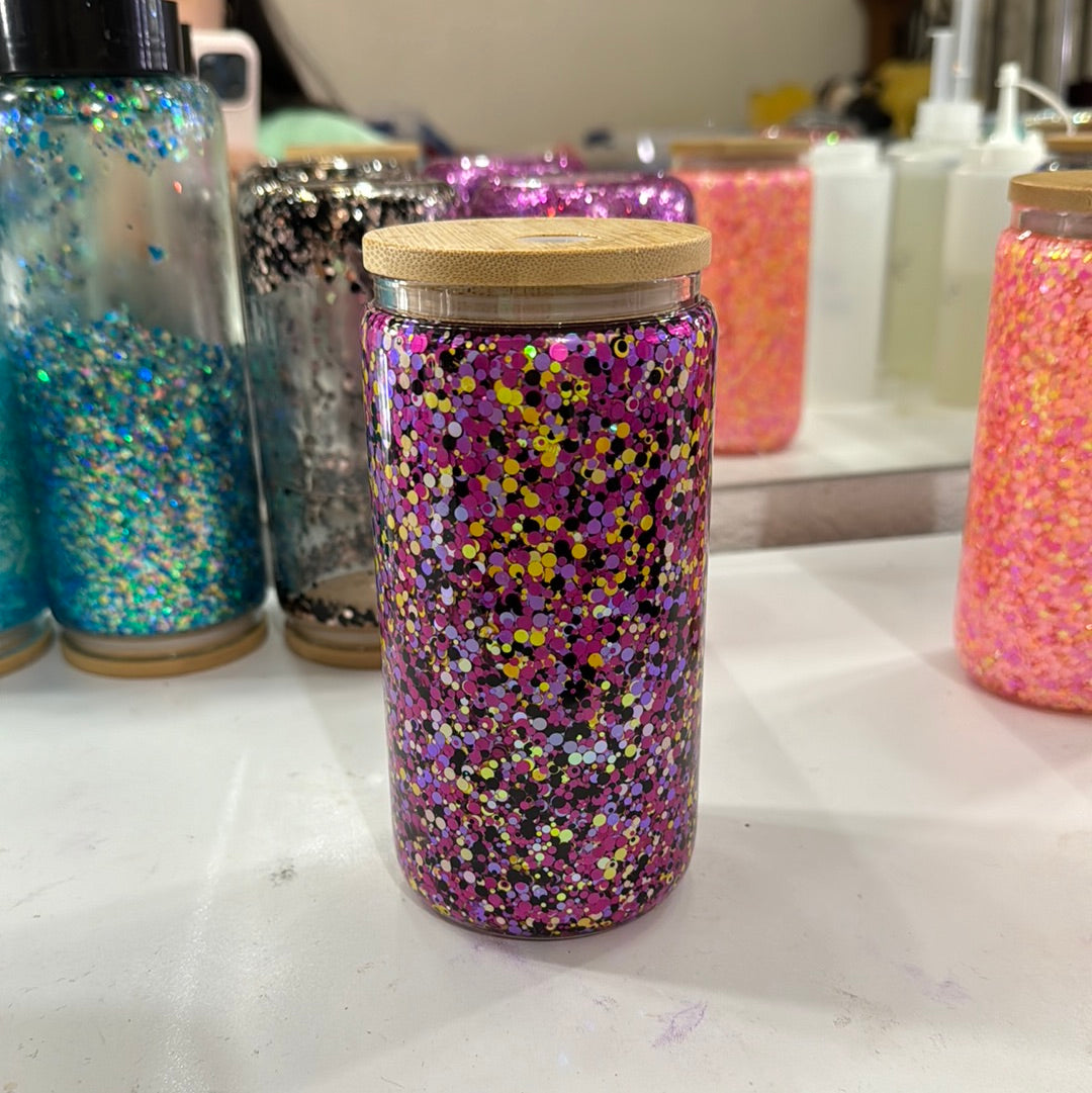 glitter snowglobe