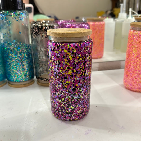 glitter snowglobe
