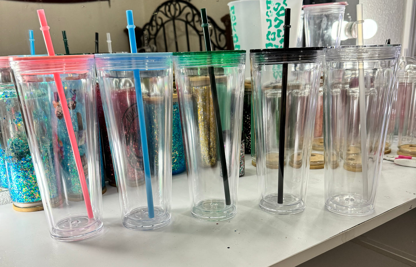 24 oz acrylic snowglobe