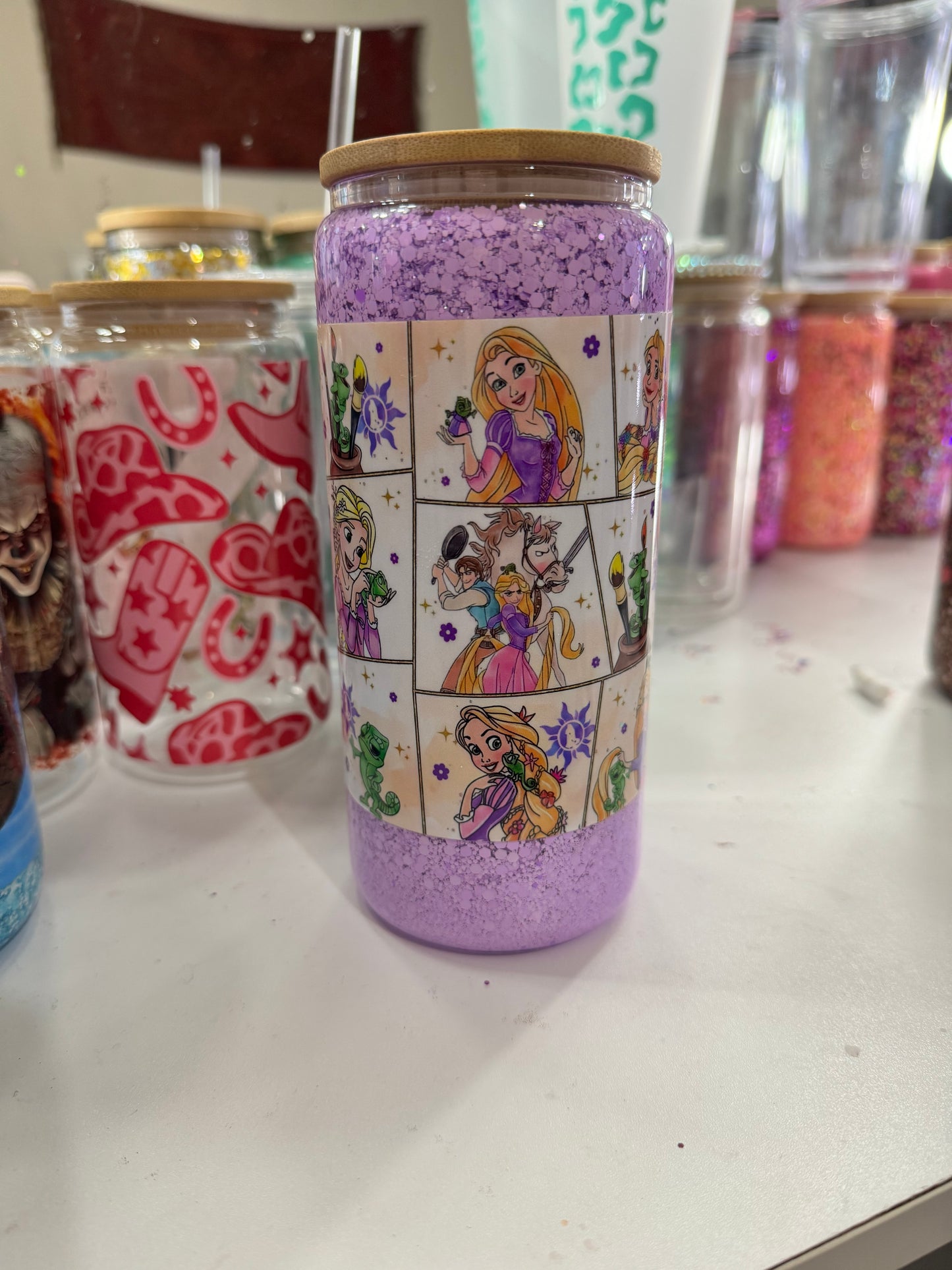 tangled snowglobe