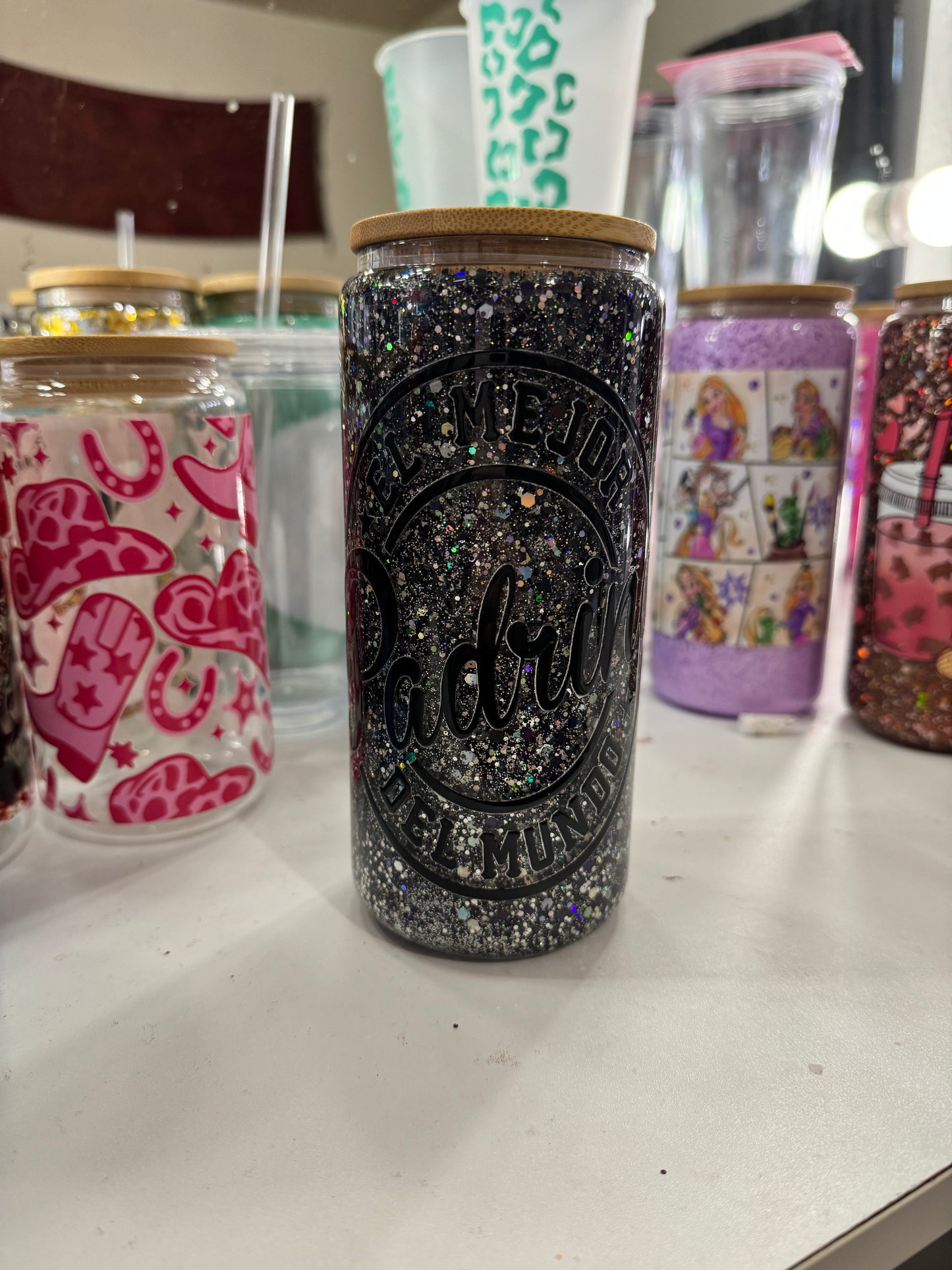 el mejor padrino snowglobe