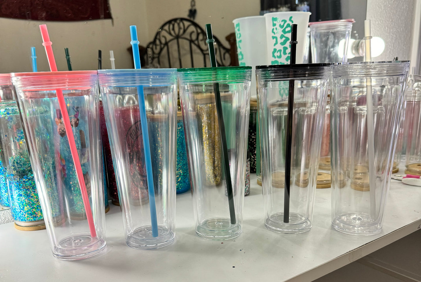 24 oz acrylic snowglobe