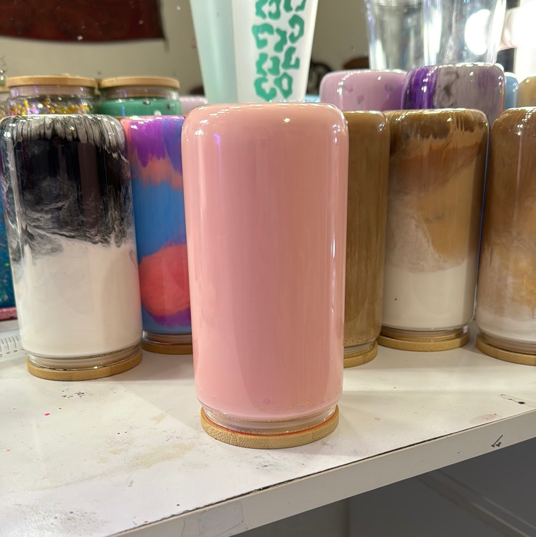 strawberry milk snowglobe