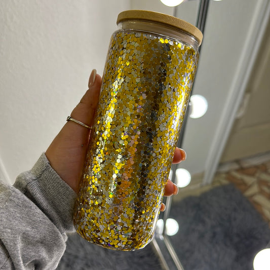 glitter snowglobe