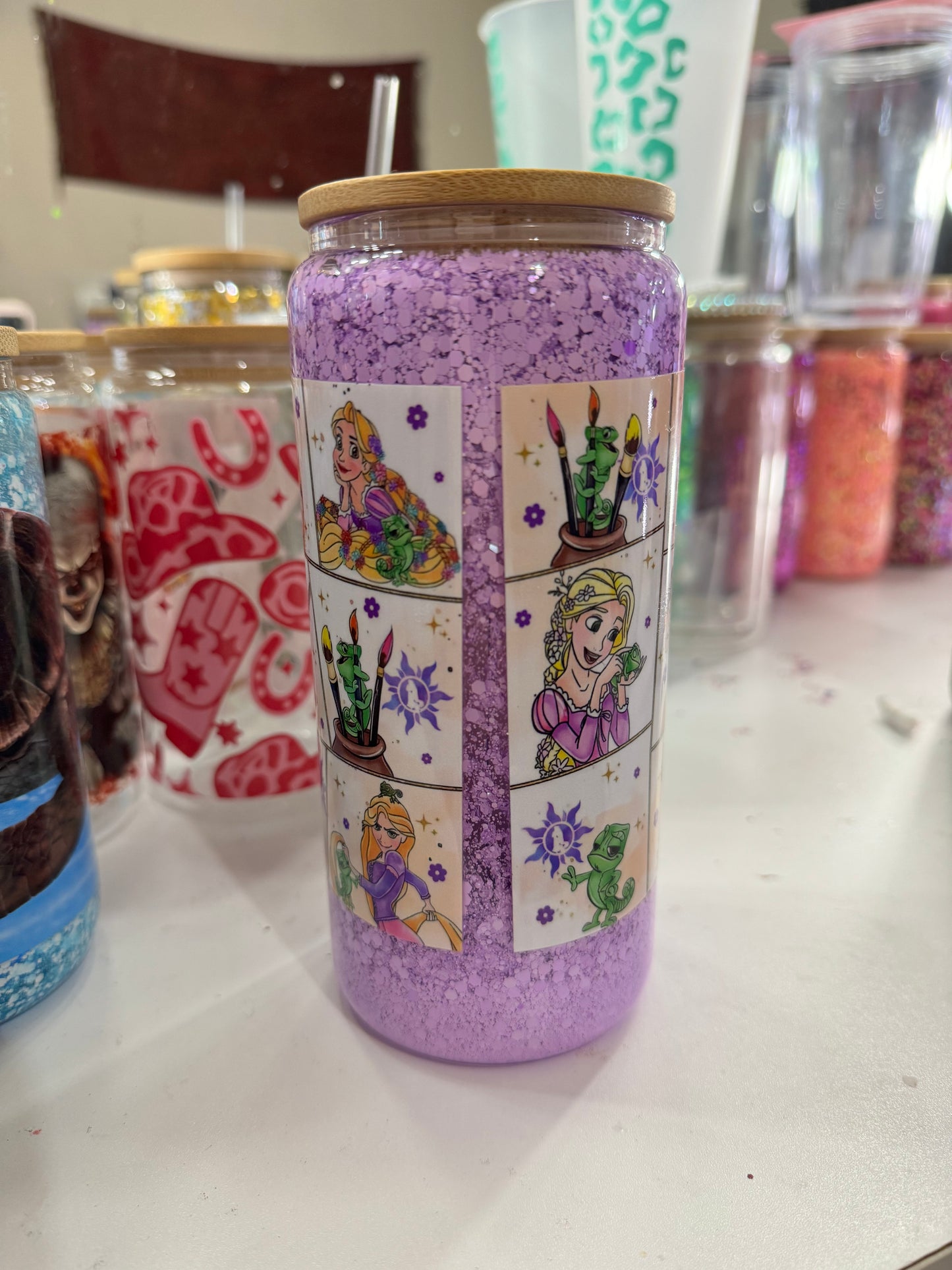 tangled snowglobe