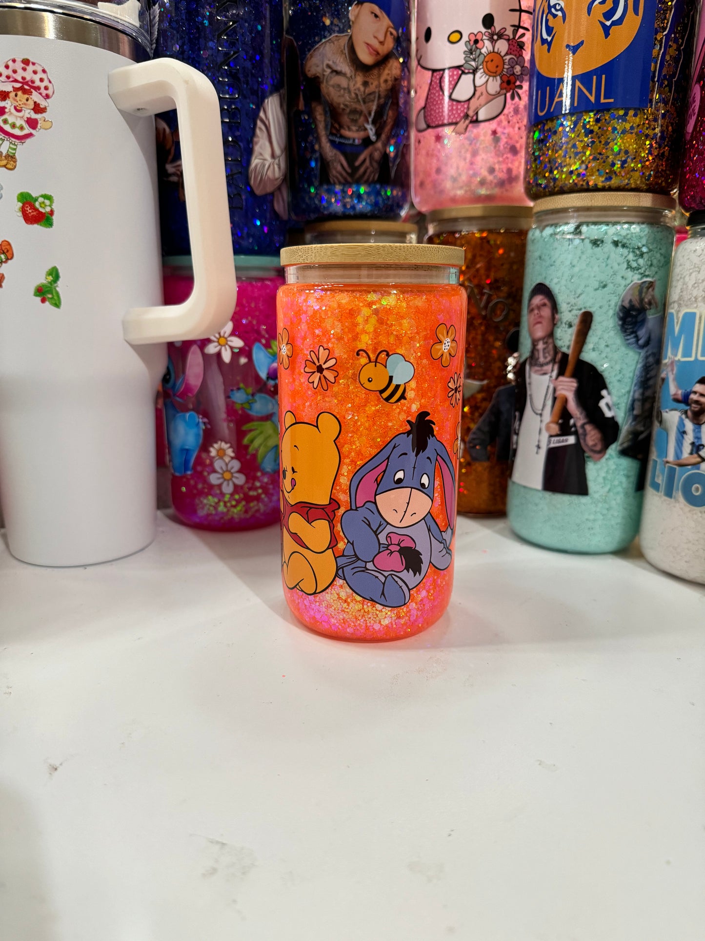 baby winnie the pooh snowglobe