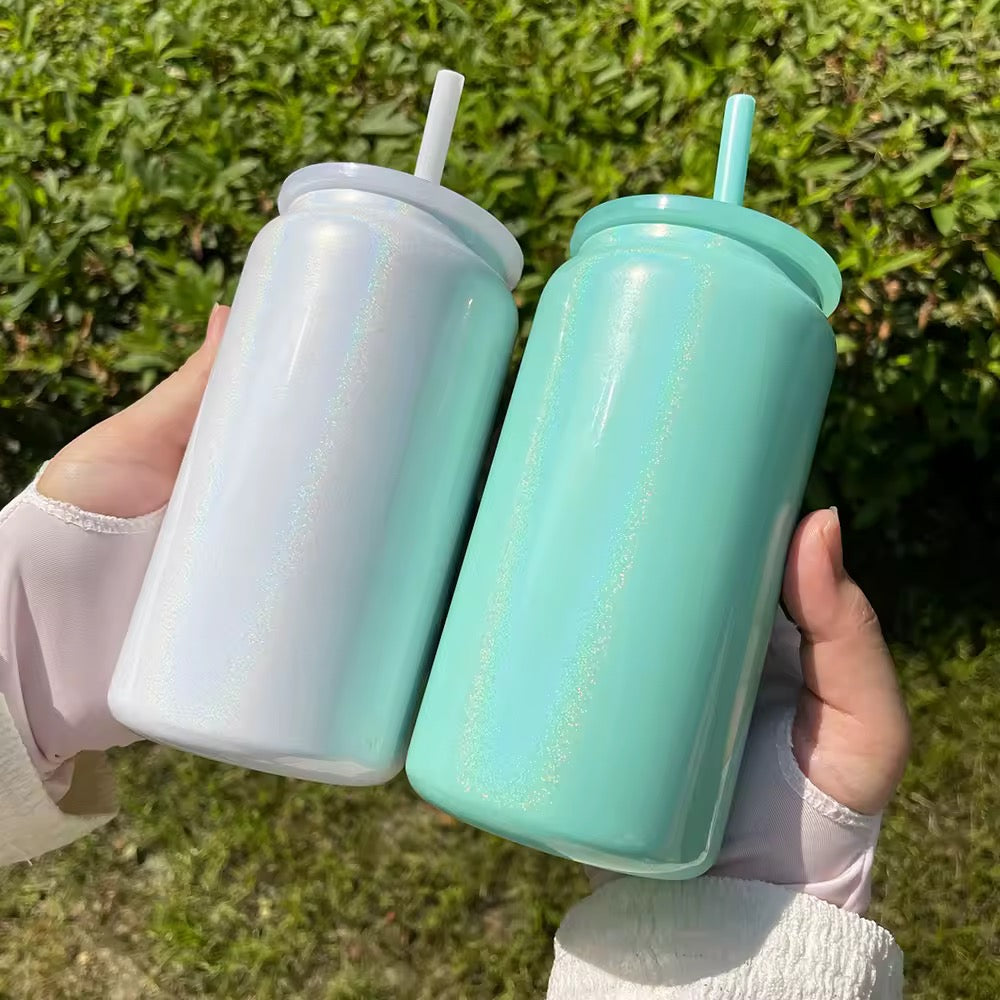 16 oz stainless steel shimmer